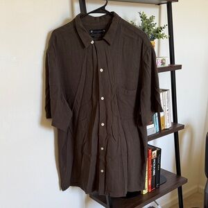 All Saints short sleeve button down
